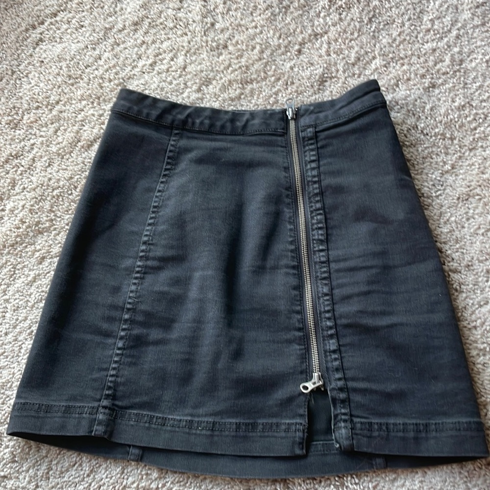 Free people size 6 high waisted Denim skirt